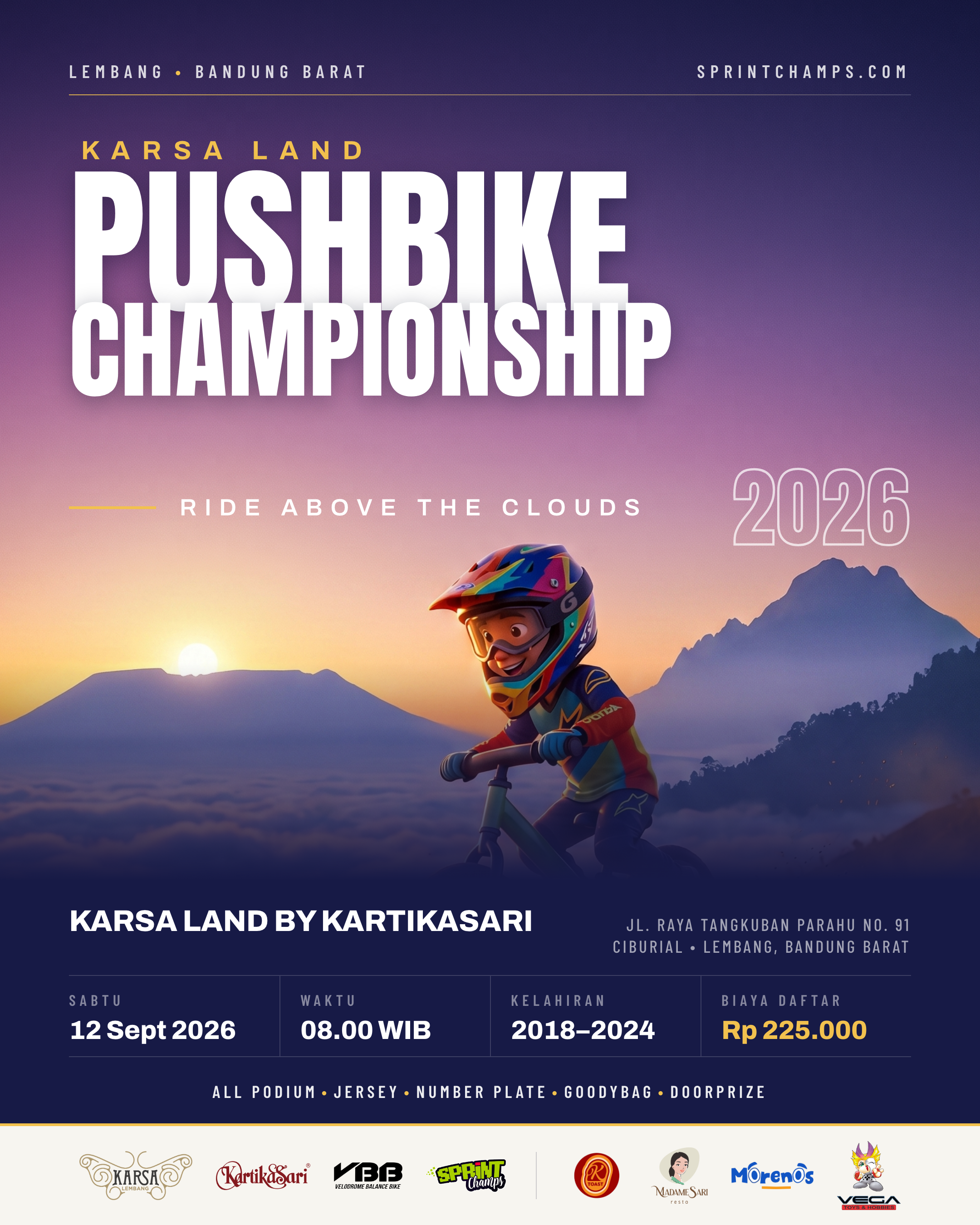 Karsa Land Pushbike Championship 2026